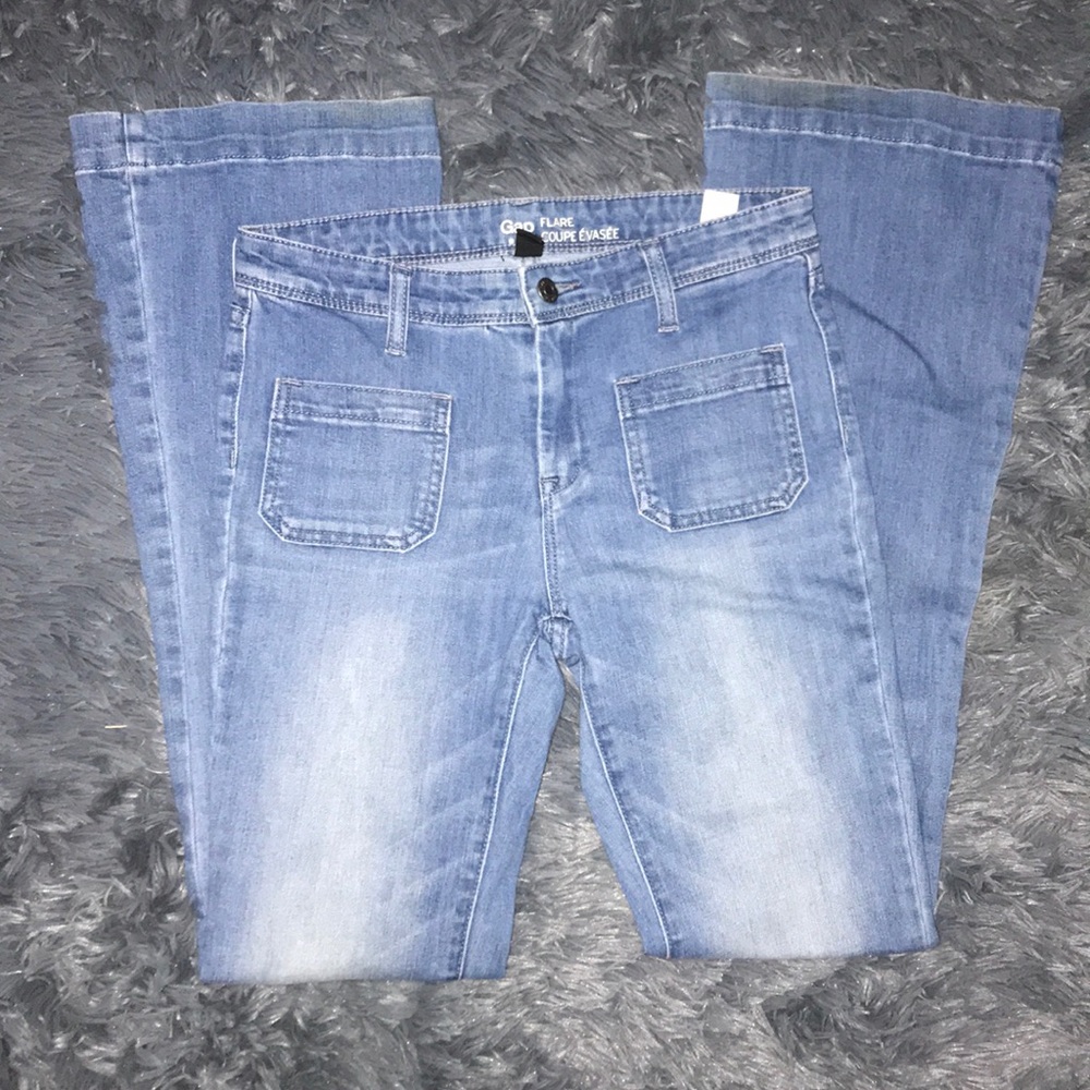 Gap Light Wash Flare Jeans